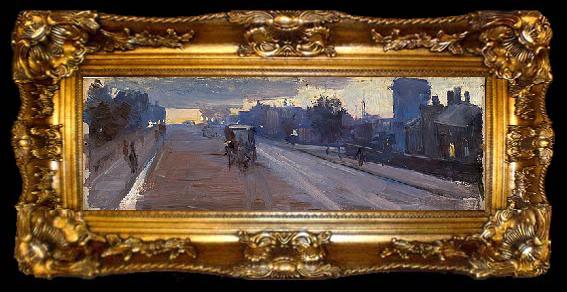 framed  Arthur streeton Hoddle Street to Junction, ta009-2